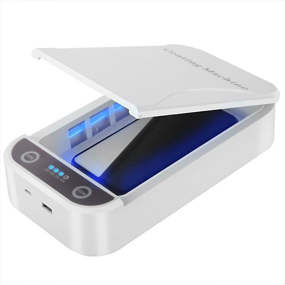 Caja esterilizadora UV portátil para desinfección de objetos telefónicos